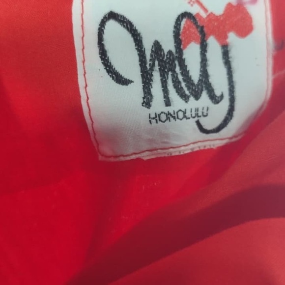 Maj Honolulu Elegant Red and Blue Women's Dress size S/M pre owned Exellent - Picture 2 of 12